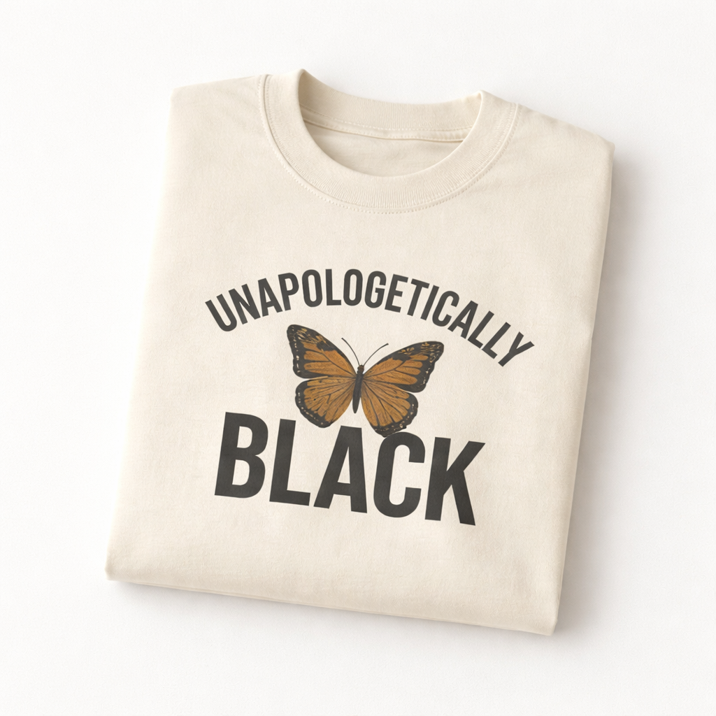 Unapologetically Black Graphic T-Shirt – Afrocentric Pride Streetwear