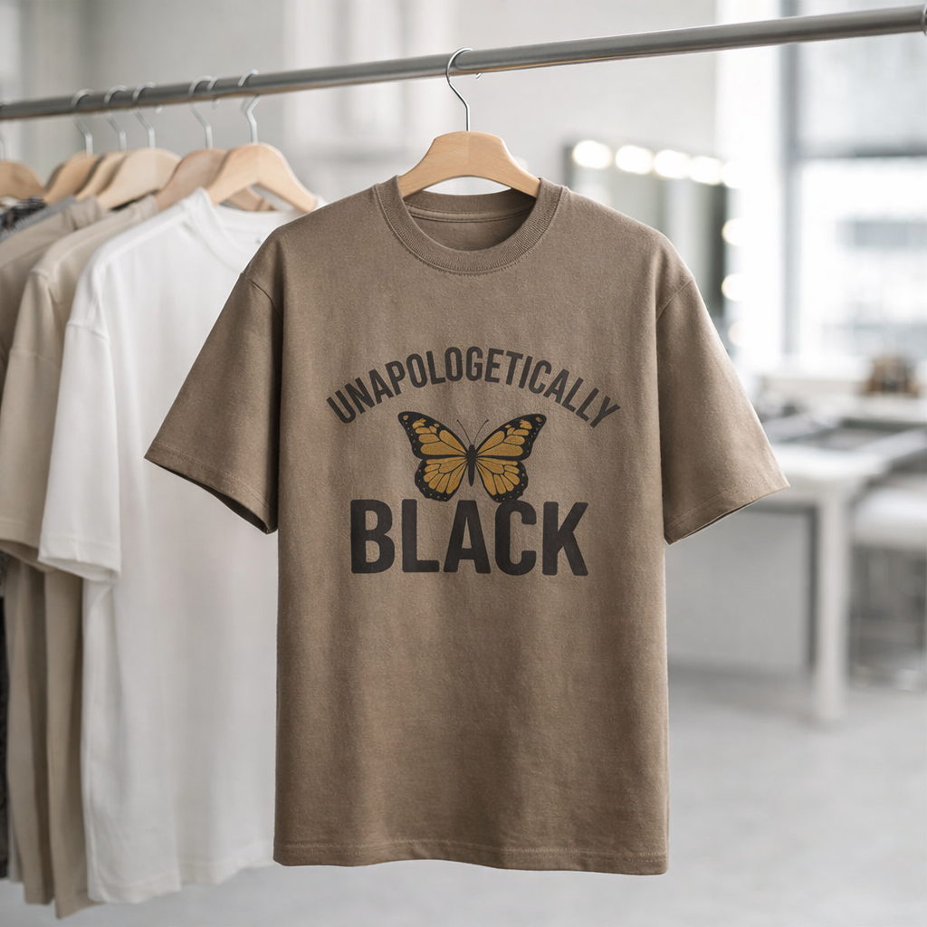 Unapologetically Black Graphic T-Shirt – Afrocentric Pride Streetwear